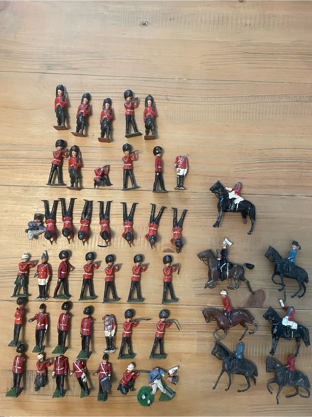 Vintage Britains Ltd. Lead Toy Soldiers Made in England 40+ Figures